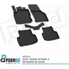 Puando P75311 2019+ Skoda Octavia 4 Sd Paspas 4d Siyah