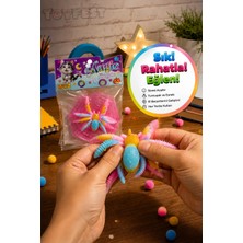 Toyfest Squshi Örümcek Squishy Stres Oyuncağı Yumuşak Sıkılabilir Renkli Antistres Oyuncak 5 cm
