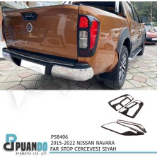Puando P58406 2015-2022 Nissan Navara Far Stop Cercevesi Siyah