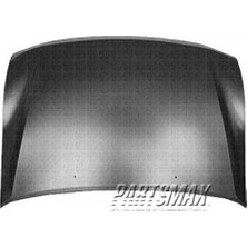 TŞT Mitsubishi Pajero Motor Kaputu Fıskiye Delikli 2000-2006 (Oem No:  MR485951)