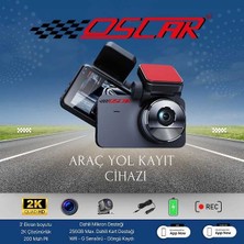Beyaz OSN-0739 Araç Yol Kayit Ci̇hazi Ön Arka Kamerali