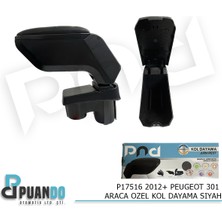 Puando P17516 2012+ Peugeot 301 Araca Ozel Kol Dayama Siyah