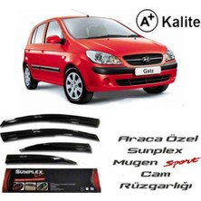 Beyaz Sps 72 Hyundai Getz 2002-2011 Mugen Cam Rüzgarliği 4prç