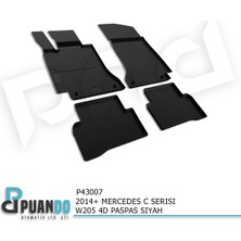 Puando P43007 2014+ Mercedes C Serisi W205 4d Paspas Siyah