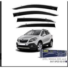 Çelik Oto GPCLKB227 Chrome Cam Rüzgarliği Mokka 2012- Niken