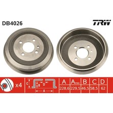 TRW Depomix Fren Kampanasi Arka Bmw E30