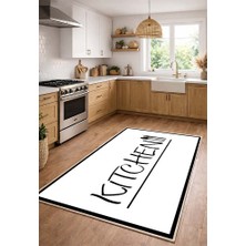 Lioara Home Dijital Baskılı Halı – Modern, Kaymaz Taban, Mutfak  Için Halı