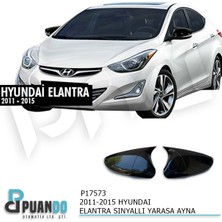 Puando P17573 2011-2015 Hyundai Elantra Sinyalli Yarasa Ayna Kap