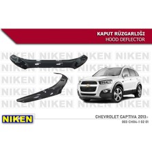 Beyaz 003 CH04-1 02 01 Chevrolet Captiva 2013- Kaput Rüzgarliği Eco