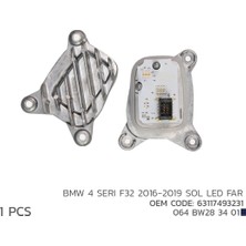 064 BW28 34 01 Niken Bmw 4 Seri F32 2016-2019 Sol LED Modül 63117493231