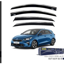 Çelik Oto GPCLKA765 Chrome Cam Rüzgarliği Ceed 2018- Niken