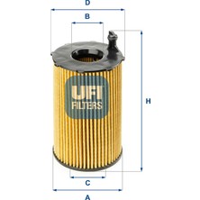 Ufi Ufı 25.141.00 Yag Filtresi