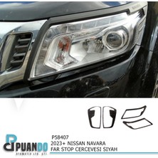 Puando P58407 2023+ Nissan Navara Far Stop Cercevesi Siyah