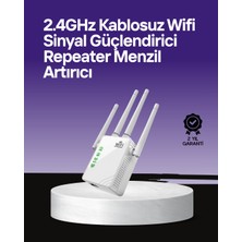 Alkasaz Wps Destekli 2.4ghz + 5ghz Wifi Sinyal Güçlendirici - ALKHBY7917-4775