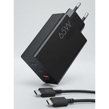 Giyitec Realme Gt Master Edition, Neo 2, Gt 2 Pro Uyumlu Şarj Cihazı Seti Max. 65W   Adaptör+Kablo Set