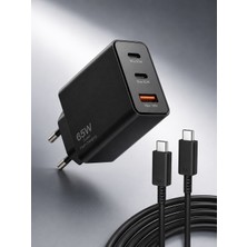 Giyitec Xiaomi Pad 6s Pro Uyumlu Şarj Cihazı Seti Max. 65W  Adaptör+Kablo Set