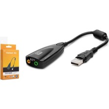 Nodar Hadron HDX5254 USB Harici Ses Kartı 7.1 Siyah