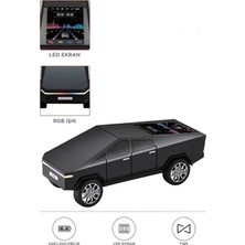 Magicool D68 Cyber Model Araba Tasarımlı Bluetooth Hoparlör 15W Güçlü Ses Rgb LED /tws/usb Siyah