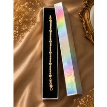 CM Jewelry Heartline Glow Bileklik – 14K cm Gold Vıp Kaplama
