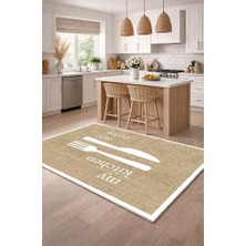 Lioara Home Dijital Baskılı Halı – Modern, Kaymaz Taban, Mutfak  Için Halı