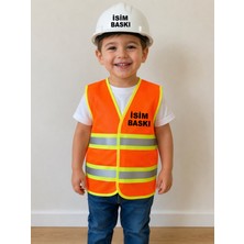 Teknik Çocuk Mühendis Yelek Seti ( Isme Özel Baskılı )