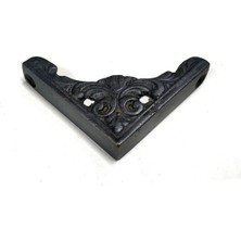 Magicool Antika Tarz Dekoratif Pirinç Köşe Süsü - 58X58 Mm, Oksit