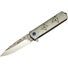 Magicool Chongming CM83 Çakı Butterfly 20 cm Manuel, Kemerlikli