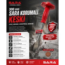 Sara Korumalı Keski Muhafazalı 300 mm Ultra Sağlam Keski Gerçek Kalite Toplam Uzunluk :31 cm