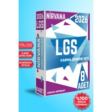 3K Store 2026 Lgs 8.sınıf Nirvana Karma Deneme Seti 8 Farklı Yayın