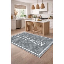 Lioara Home Dijital Baskılı Halı – Modern, Kaymaz Taban, Mutfak  Için Halı