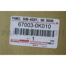 TŞT Toyota Hilux Vıgo Arka Kapı Sağ 2005- 2009- (Oem No:  670030K010)