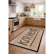 Lioara Home Dijital Baskılı Halı – Modern, Kaymaz Taban, Mutfak  Için Halı