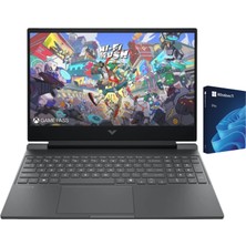 Hp Victus 15-FA2016NT Core I7-13620H Geforce Rtx 5050 Windows 11 Pro Oem USB Kutu 15.6 Inç Full Hd 144Hz IPS Gaming Laptop C21SZEADB072