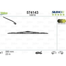 Valeo Depomix Silecek Silencio 60 cm X1 VM18 Renault Toyota Volvo Subaru Pejo Vw Opel Bmw Kia Fiat Swf 116148