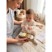 Organik Pamuk Unisex 5'li Kutulu Premium Yenidoğan Bebek Çorabı
