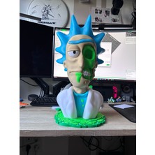Axelon Rick And Morty Rick Kafatası Skull Dekoratif Karakter 22CM