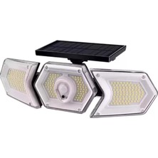 Belirtilmemiş Solar Güneş Enerjili Geniş Açılı Çift Kanatlı 254 Smd Ledli 3 Modlu Beyaz Indüksiyon La
