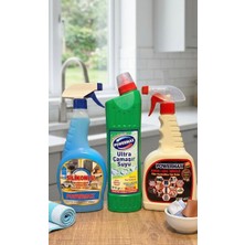 Powermax Leke Sökücü ve Parlatıcı Bakım Seti - Sihirli Leke Sökücü + Ultra Çamaşır Suyu + Silikonlu Temizleyici 3'lü Set
