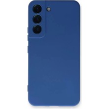 Durukar®  Samsung Galaxy S23 Kılıf Nano Içi Kadife Silikon - Mavi