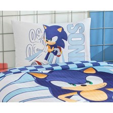 Taç Zorluteks Out Sonic Desenli % 100 Pamuk Kumaş 1 Adet Yastık Kılıfı 50X70 cm