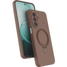 Ceponya Galaxy A27 Kılıf Magsafe Şarj Özellikli Standlı Sensitive Touch Samara Kapak