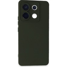 MGN Note 13 Pro 5g Kılıf Nano Içi Kadife - Koyu Yeşil