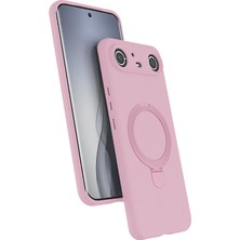 Ceponya Tecno Spark Slim 5g Kılıf Magsafe Şarj Özellikli Standlı Sensitive Touch Samara Kapak