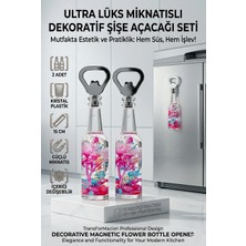 Transformacion Mıknatıslı Dekoratif Şişe Açacağı – Çiçekli Tasarım, Buzdolabı Magnetli, Pratik ve Şık 722322