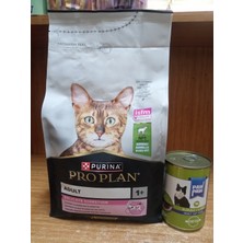 Purina Proplan Delicate Kuzu Etli Hassas Sindirim Yetişkin Kedi Maması 1.5 Kg+1 Adet Pawpaw Kuzu Etli Kedi Konserve 400 Gram