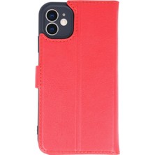 Kaia Life Iphone 11 Kılıf Trend S Plus Kapaklı Kılıf - Kırmızı