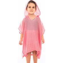 Sun Lestoff Müslin Çocuk Panço Pembe 2-4 Yaş Müslin