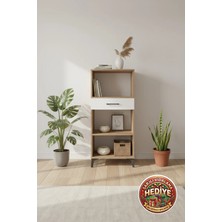 Silva Dolap 2 Raflı Tek Çekmeceli 60X30X134 Çam-Aytaşı Eviniz Için