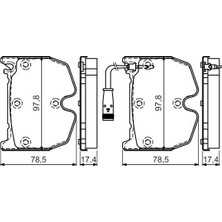 Bosch Depomix Fren Balatasi On Mercedes C219 W211 W220 W221 R230