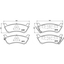 Valeo Depomix Fren Balatasi Arka Mercedes Ml-Class W163 98 05